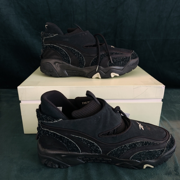 Reebok Black and Gray Athletic Shoes